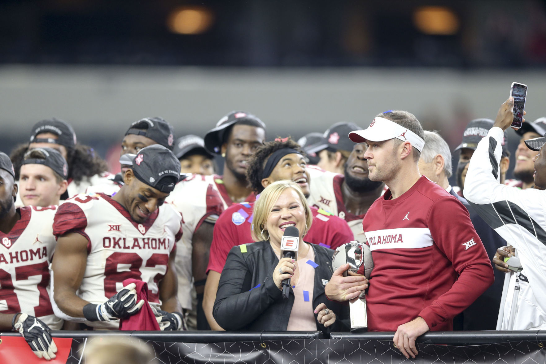 Dec. 1, 2018: No. 5 Oklahoma 39, No. 9 Texas 27 (Big 12 Championship)